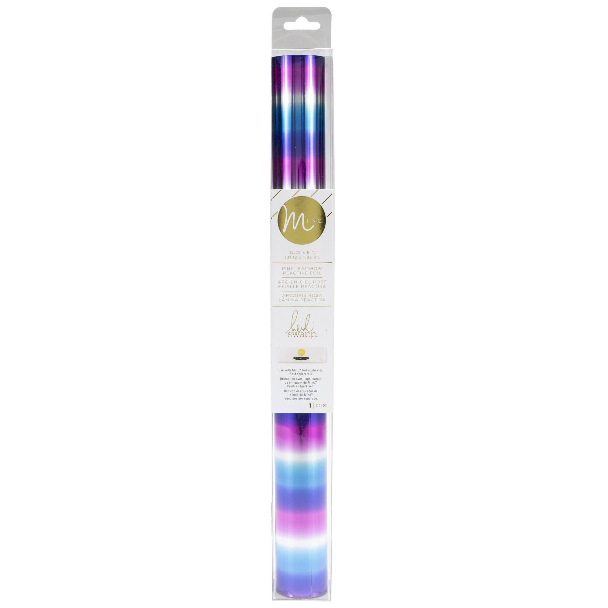 Heidi Swapp® Minc® 6ft. Pink Rainbow Reactive Foil Roll